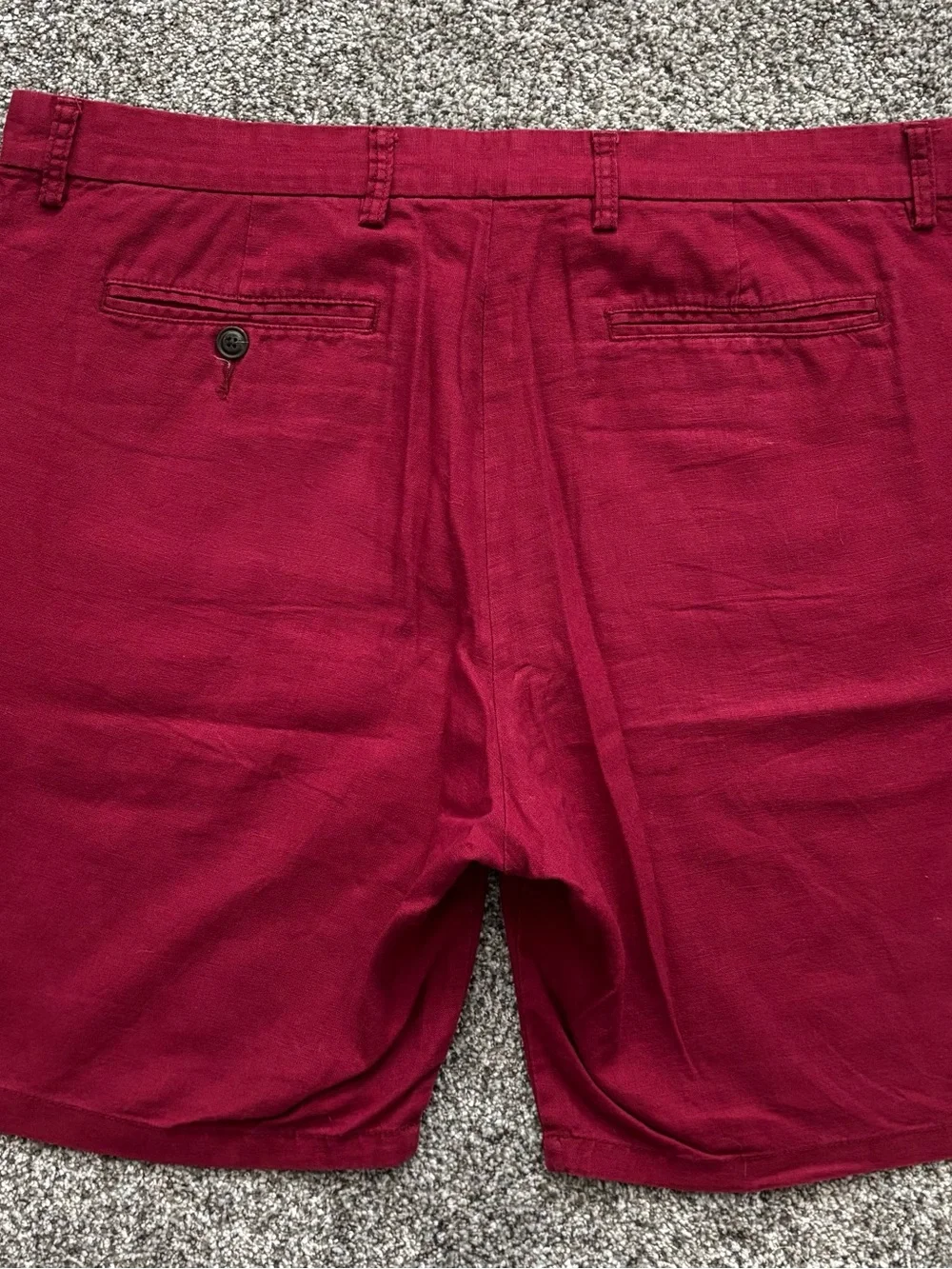 Old Navy Men's Rich Burgundy Flat-Front Shorts